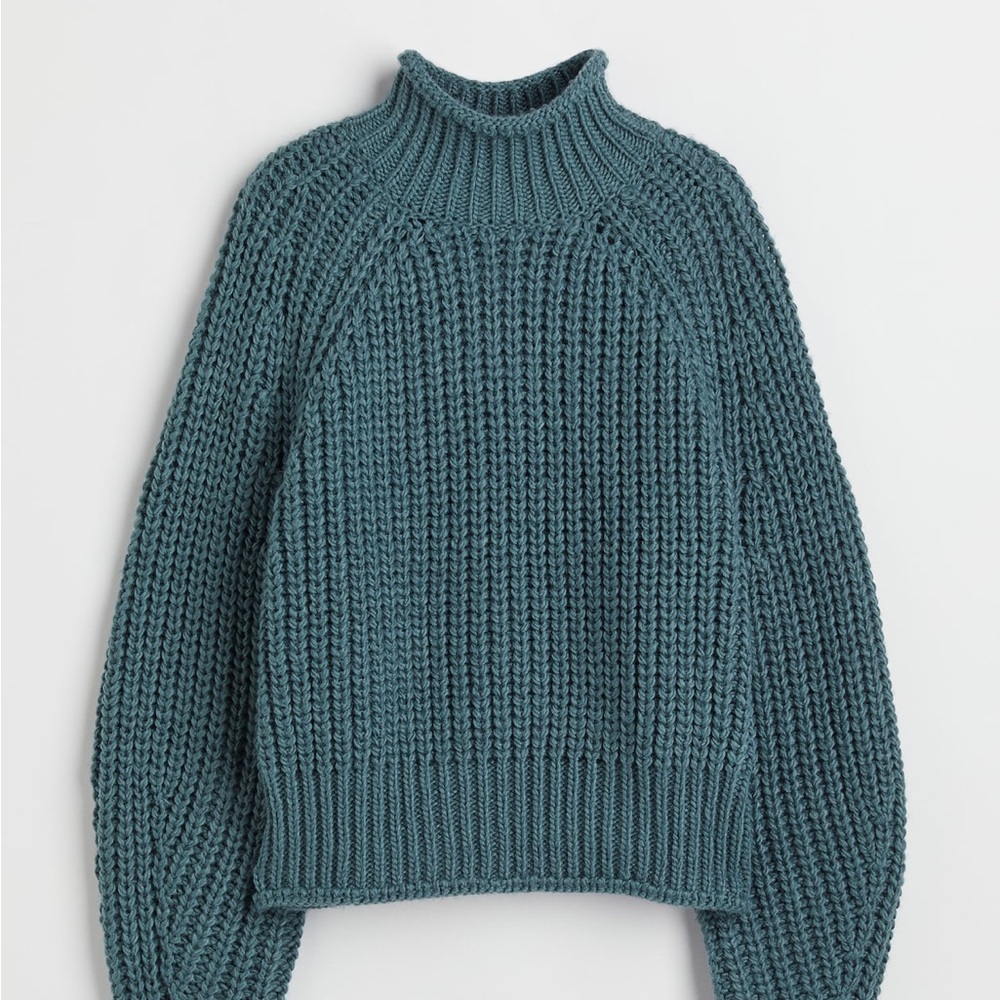 H&M Dark Turquoise Knit Sweater